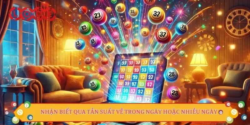 Nhận biết qua tần suất về trong ngày hoặc nhiều ngày